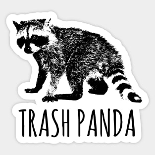Raccoon Trash Panda Sticker
